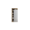 Garderobna omara LENOR 91x209 cm bela/rjava