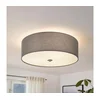 Eglo 55277 - Plafonsko svetlo PASTERI 3xE27/25W/230V prečnik 47,5 cm siva