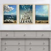 Wallity Set uramljenih slika 3NTC_UN611484, 3 dijela