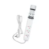 Retlux - Produžni kabl sa stezaljkom za sto 3 utičnice Tip E + 2xUSB-A + 1xUSB-C 1,5 m bela
