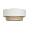 Plafonsko svetlo NATIA 1xE27/60W/230V prečnik 45 cm bela/braon