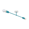 Plafonski luster CAMBRIDGE 2xE27/15W/230V plavi