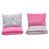 Dvostrani jorgan i jastuk 160X90 - ROZE BALERINA ( 7762 )
