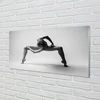 tulup.si Steklena slika Žensko telo 100x50 cm 4 obešalnika