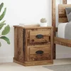 Vidaxl Nočna omarica 2 pcs Star les 39 x 39 x 47.5 cm Konstruiran les