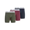 JACK & JONES Boksarice JACADRIAN marine / oliva / vinsko rdeča / bela