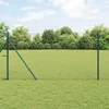 vidaXL Hexagon Ograja Siva 1x50 m Jeklo