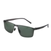 Pulais Unisex naočare za sunce, Zeleno-sive