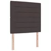 Uzglavlje Tamno smeđa 100 cm tkanina