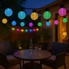 LED svetleći niz 9 m, 20 RGB kugli (USB, Bluetooth aplikacija)