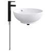 Umivaonik za kupaonicu Mat Crna 44 x 44 x 16 cm Metal