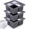 SHUMEE silikonski model za led (XXL, 15,5x15,5x6cm), 3 kosi