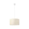 Luster na sajli SIRJA PLISADO 1xE27/15W/230V prečnika 35 cm, krem boje
