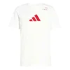 Moška majica adidas Tennis Category Graphic T-Shirt White/Pure Ruby S