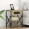 Noćni ormar Sonoma hrast 41 x 31 x 51 cm Konstruirano drvo