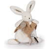 Doudou Plišasti zajček z miško 25 cm bež