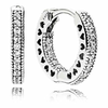 Pandora Okrogli uhani s kristali 296317CZ