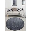 Conceptum Hypnose tepih Tessuto, O100cm, crni