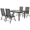 Gardenson Vrtni Set Amalfi, 5-Delni, Siva