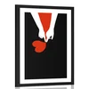 Plakat s paspartujem združitev dveh src - 20x30 silver