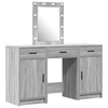 Toaletni stol s vratima Siva 50 x 41 x 135 cm Konstruirano drvo