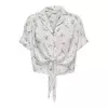 ONLY Bluza ONLPAULA modra / temno modra / bela
