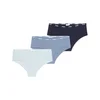 Womens Puma Hipster Underwear (3-Pack), Blue, Size 3, Clothing