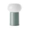 Brilliant - Stona lampa KNUT 1xE27/25W/230V zelena/bela