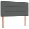Uzglavlje Tamno siva 80 cm tkanina