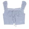 Cropp - Crop top - navy