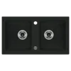 Deante ZQZ 2203 Granitna sudopera Zorba 78/BL/2, Crna