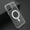 Futrola silikon MAGNETIC CONNECTION za iPhone 12 Pro Max (6.7)providna (bela)