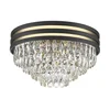 Zuma Line C0525-05A-P7D7- Kristalno plafonsko svetlo NAICA 5xE14/40W/230V crna