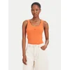 HUGO Top Datamia 50514489 Oranžna Slim Fit