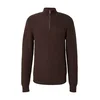 LEVIS ® Pulover Housemark Quarter Zip Sweater rjava