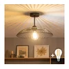 Brilagi - LED plafonski luster CERIA WIRE 1xE27/60W/230V O 38 cm crna