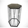 Hanah Home Pomoćni stočić Cetrus Marble, Crni