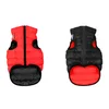Airyvest AIRY VEST Topel brezrokavnik za pse rdeče črn M50