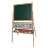Drevená magnetická tabuľa Magnetic Board Eichhorn skladacia so 48 magnetkami a 10 kriedami so špongiou 110 cm vysoká EH2589