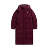 Tommy Jeans Zimski plašč Alaska temno liila