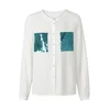 heine Bluza ecru/modra