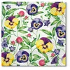 Serviete za decoupage Beautiful Pansies - 1 kos (Serviete za)
