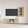 Set TV komoda FLORIN 3 pcs Umjetnički hrast Konstruirano drvo