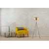 Aberto Design Podna lampa Can-NT-113, 170 cm, E27 40W, Zlatne boje