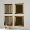 Hanah Home Set 4 ogledala Loza, Zlatno
