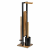 WENKO 25784100 - WC set RIVALTA 18x70 cm smeđa/crna