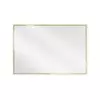 Mexen Loft pravokotno kopalniško ogledalo 90 x 60 cm, zlati okvir - 9852-090-060-000-50
