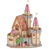 Woodcraft Lesena 3D sestavljanka Grad na plaži