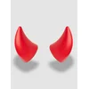 Helmet Flair Softeez: Small Horns Helmet Ear Protection S red