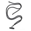 OEM Vrvica za telefon, obesek za telefon – SWING (8 mm) z nastavljivo dolžino/dolžina vrvice 165 cm (največ 82,5 cm v zanki)/za nosenje prek ramena ali okoli vratu – siva